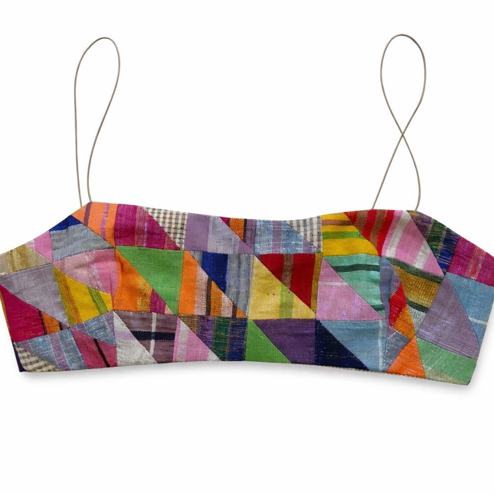 Dosa Patchwork Crop Top
